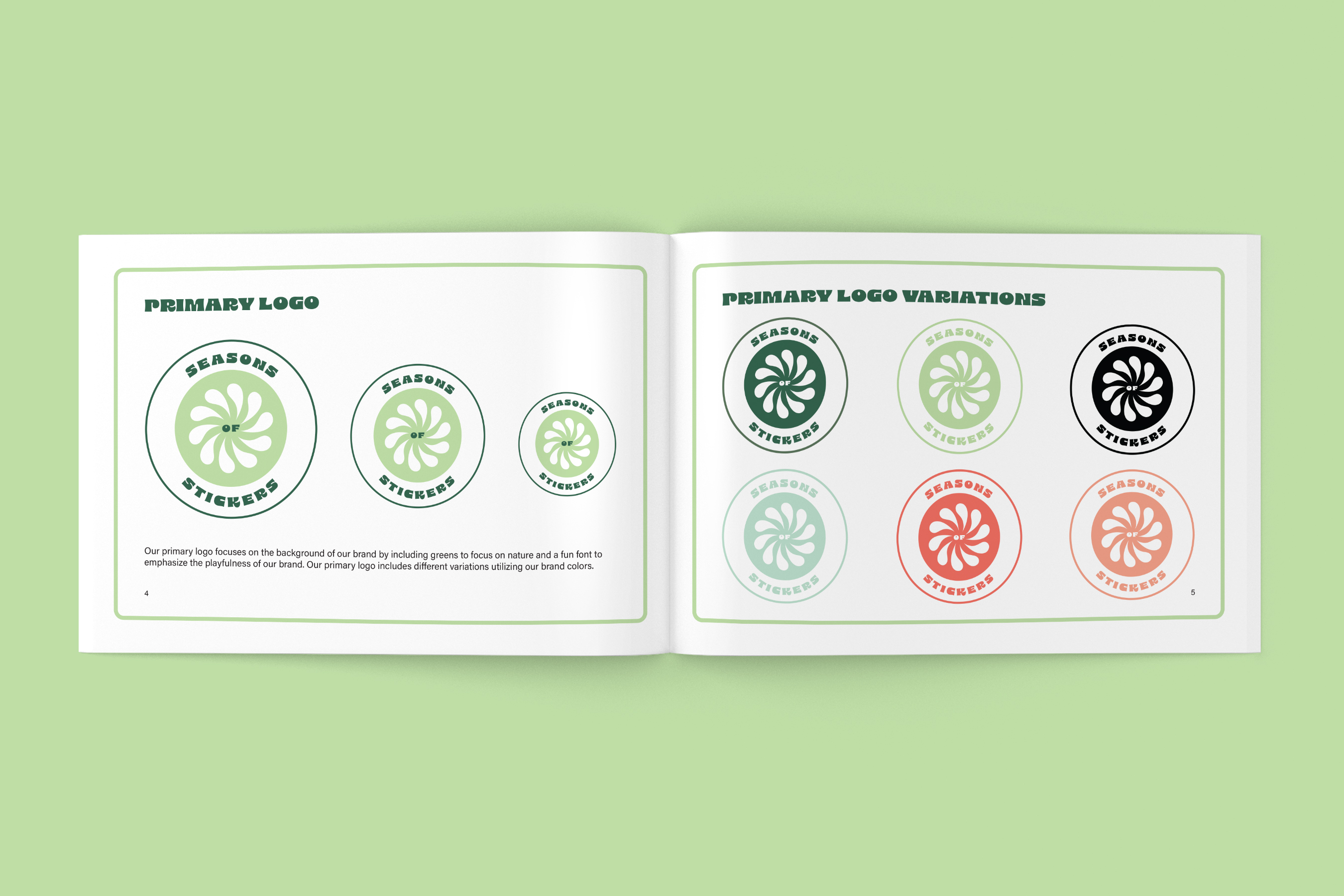 seasons of stickers primary logo spread