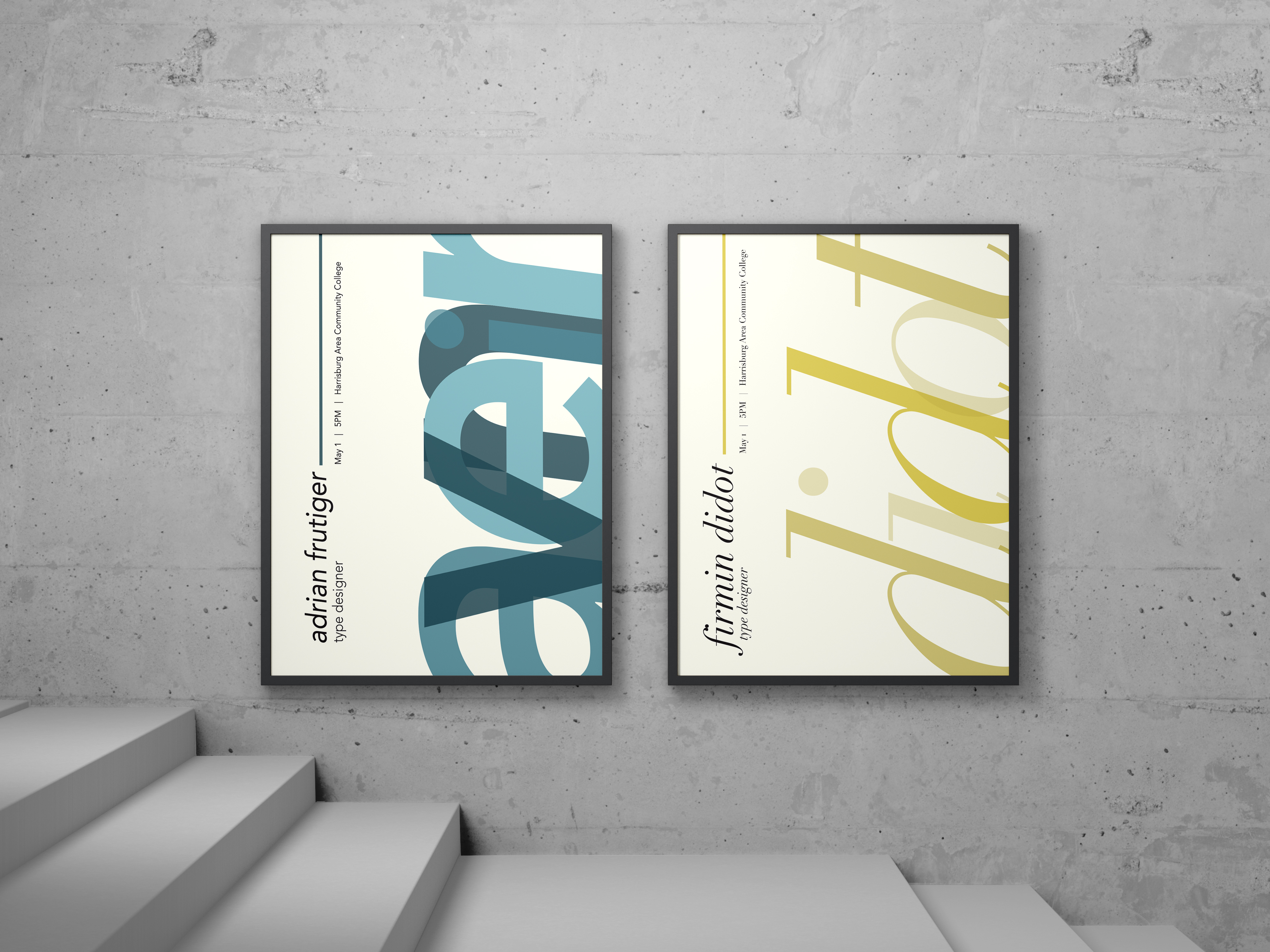 typography posters